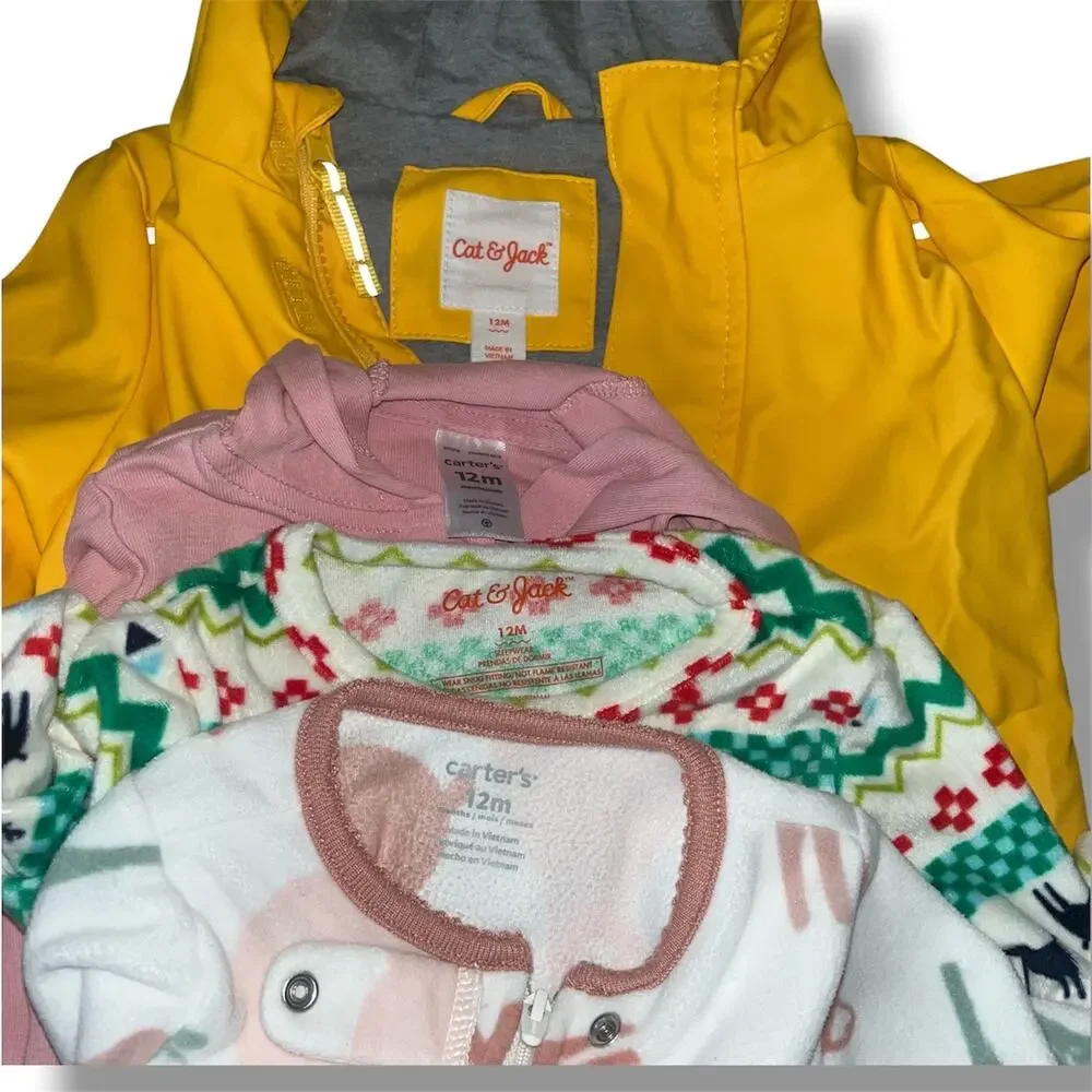 Huge 12-Month Baby Girl Autumn & Winter Clothing Lot